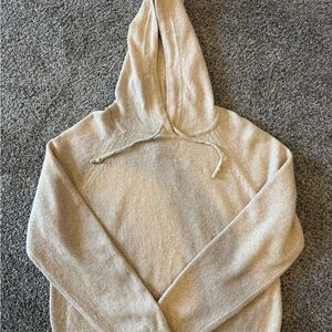 Patagonia Cream Hooded Wool-Blend Pullover